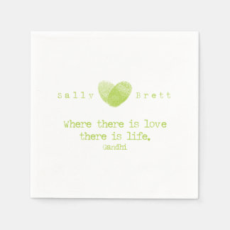 Gadhi Quote Napkin