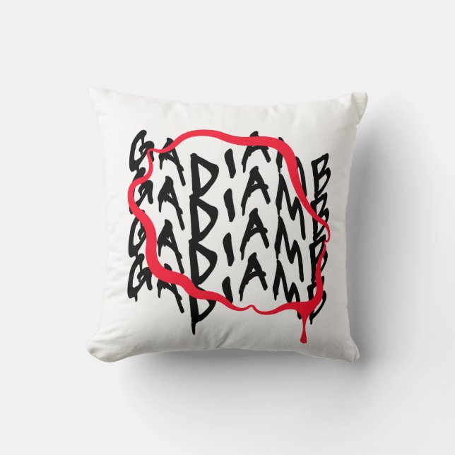 Gadiamb Throw Pillow (Front)