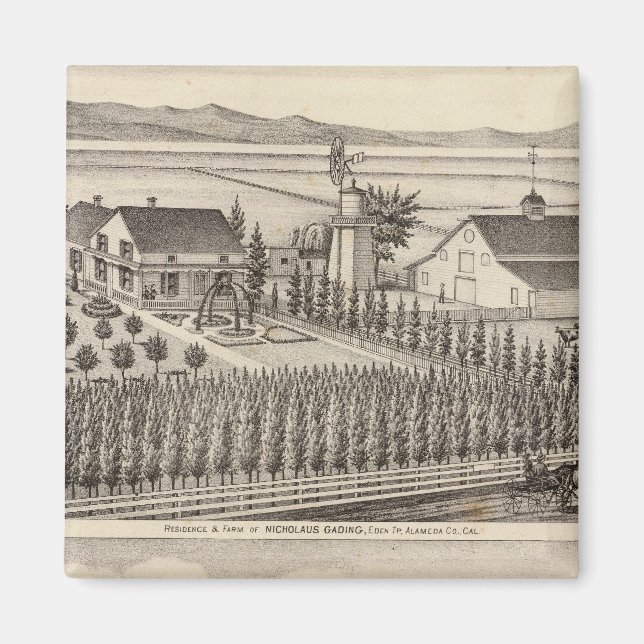 Gading, Jessup residences, farms Magnet (Front)