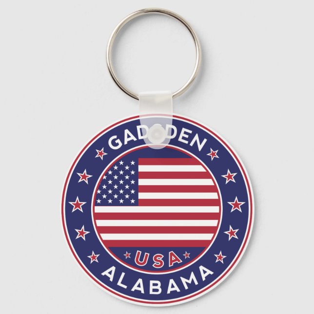 Gadsden, Alabama Keychain (Front)