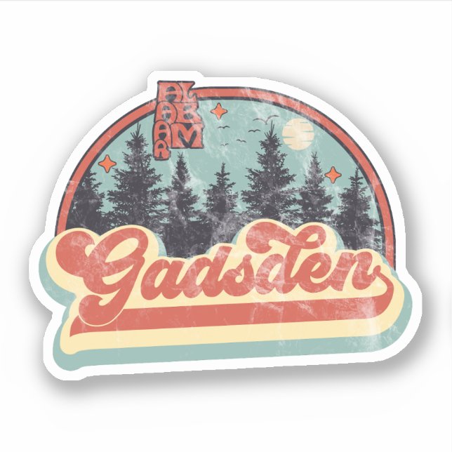 Gadsden, Alabama Sticker (Front)