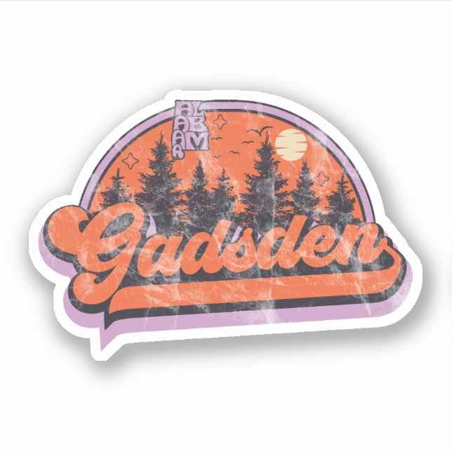 Gadsden, Alabama Sticker (Front)