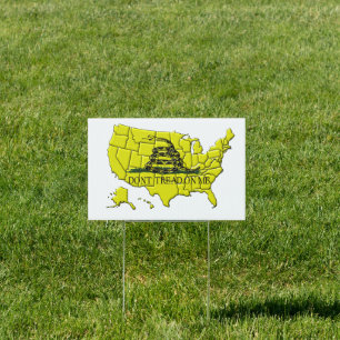 Gadsden America Yard Sign