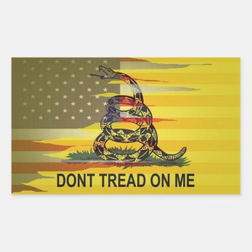 Gadsden American Flag Sticker