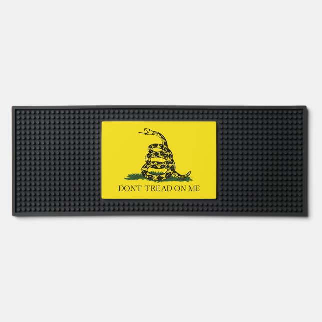 Gadsden Flag Bar Mat (Front)