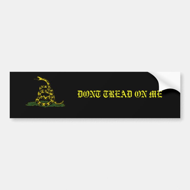 Gadsden flag Bumper Sticker (Front)