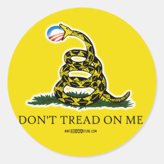 Gadsden Flag Classic Round Sticker