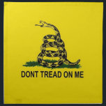 Gadsden Flag Cloth Napkin<br><div class="desc">I like the way this looks. Thanks for your visit and feel free to customize this to meet your needs! Have a wonderful day!</div>