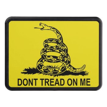 Gadsden Flag Dont Tread On Me 2nd Amendment Trailer Hitch Cover by Sturgils at Zazzle