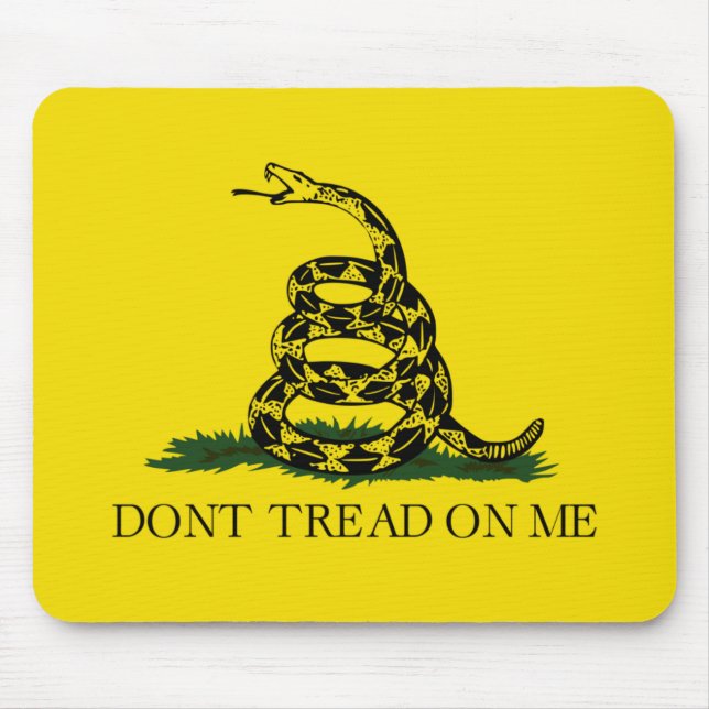 Gadsden Flag (Don't Tread on Me) (American Snake) Mouse Pad (Front)