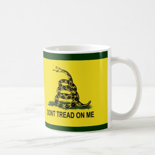 Gadsden Flag Dont Tread on Me Coffee Mug