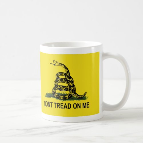 Gadsden Flag Dont Tread On Me Coffee Mug