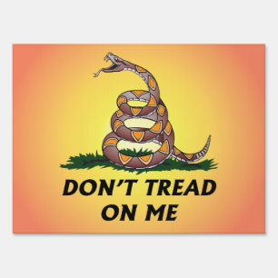 GADSDEN FLAG Dont Tread On Me Freedom Rattlesnake Sign