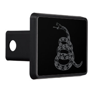 Gadsden Flag Don't Tread on Me Gray Hitch Cover
