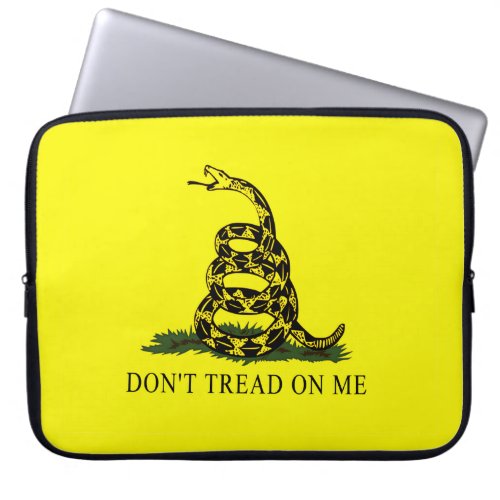 Gadsden Flag Dont Tread On Me Laptop Sleeve