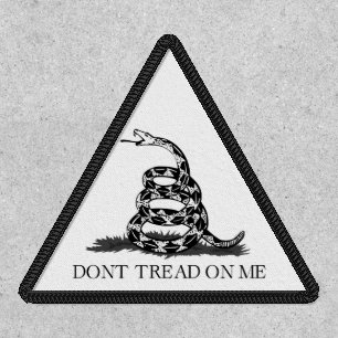 Gadsden Flag Don't Tread on Me Libertarian Yellow Patch