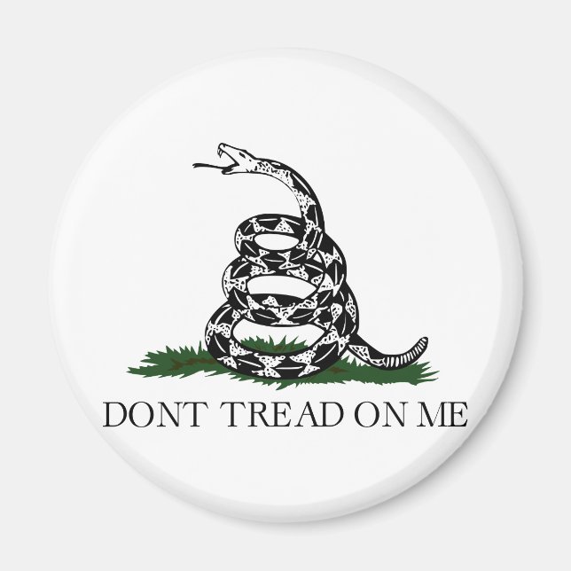 Gadsden Flag "Don't Tread On Me" Magnet (Front)