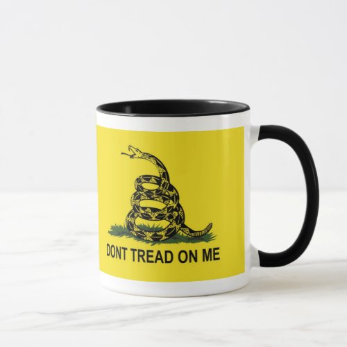 Gadsden Flag Dont Tread On Me Mug