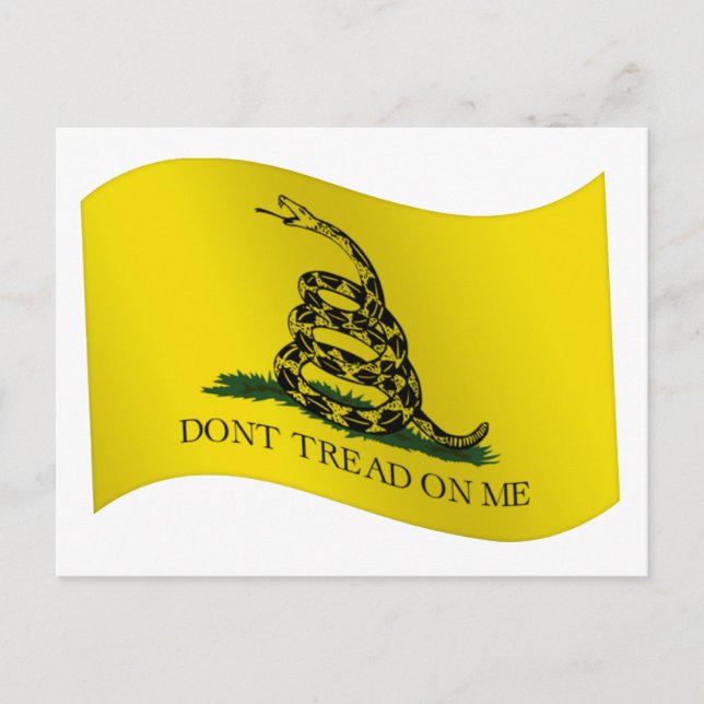 Gadsden Flag, Don't Tread On Me Postcard (Front)