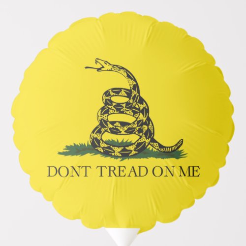 Gadsden Flag Dont Tread on Me Snake Flag Balloon