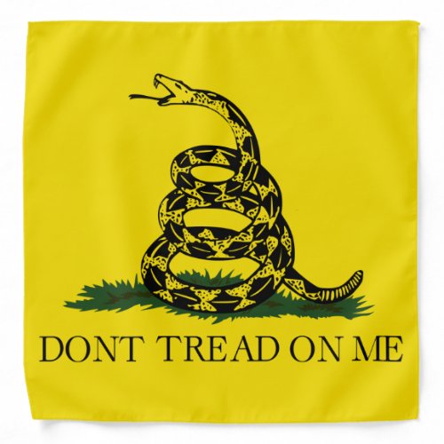 Gadsden Flag Dont Tread on Me Snake Flag Bandana