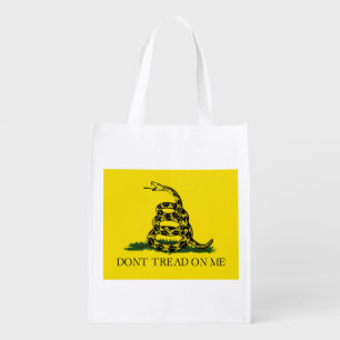 Gadsden Flag (Don't Tread on Me) (Snake Flag) Grocery Bag