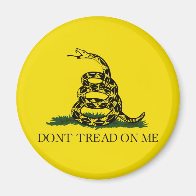 Gadsden Flag (Don't Tread on Me) (Snake Flag) Magnet (Front)
