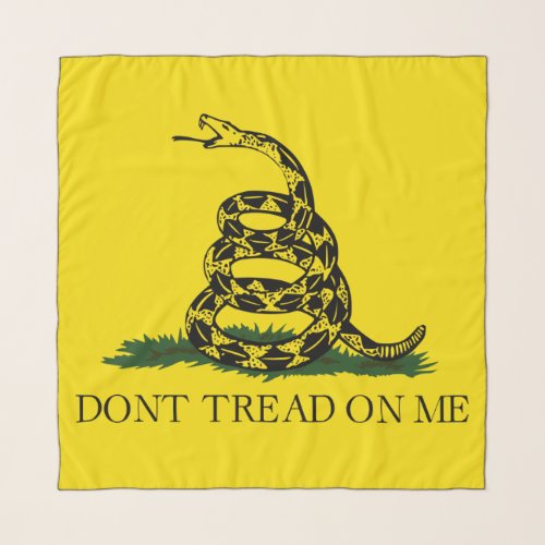 Gadsden Flag Dont Tread on Me Snake Flag Scarf