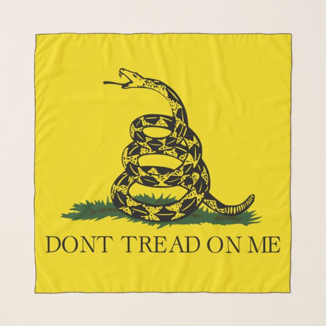 Gadsden Flag (Don't Tread on Me) (Snake Flag) Scarf (Front)