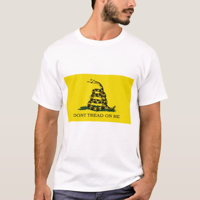 Gadsden Flag - Dont Tread On Me - T Shirt (Front)
