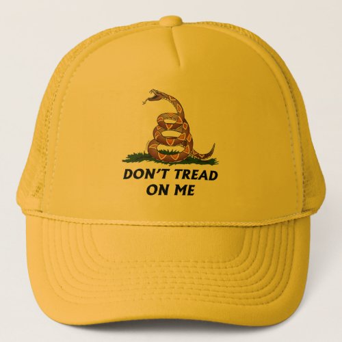 GADSDEN FLAG DONT TREAD ON ME Tea Party Snake USA Trucker Hat