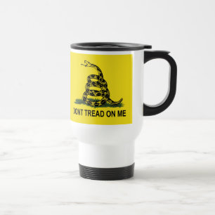 Gadsden Flag Dont Tread On Me Travel Mug