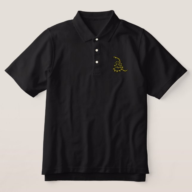 Gadsden Flag Embroidered Shirt (Design Front)