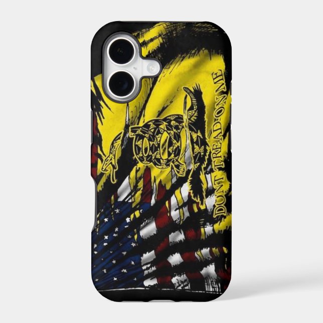 Gadsden Flag iPhone Case (Back)