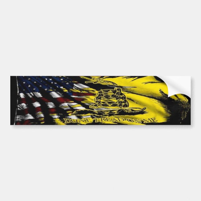 Gadsden Flag - Liberty Or Death Bumper Sticker (Front)