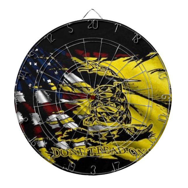 Gadsden Flag - Liberty Or Death Dart Board (Front)
