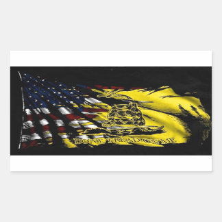 Gadsden Flag - Liberty Or Death Rectangular Sticker