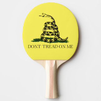 Gadsden Flag Ping Pong Paddle