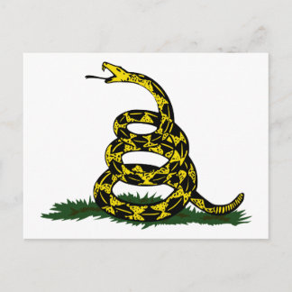 Gadsden Flag Snake Postcard