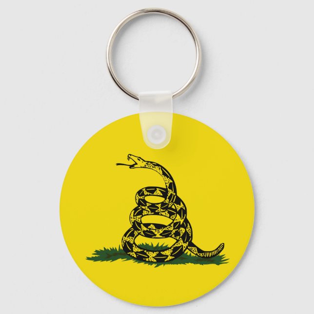 Gadsden flag variant keychain (Front)