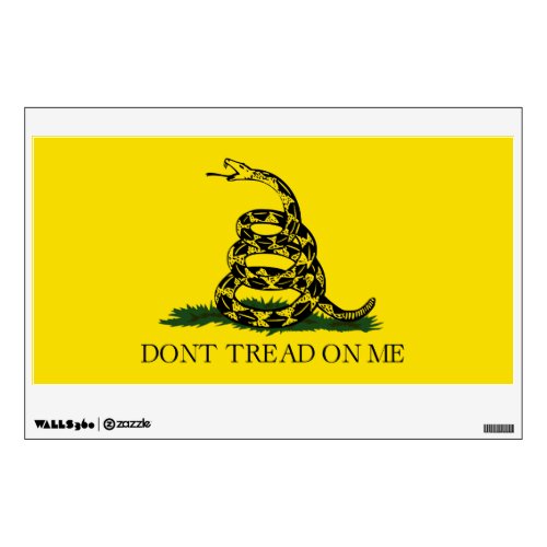 Gadsden Flag Wall Decal