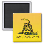 Gadsden Flag, Yellow Background Magnet