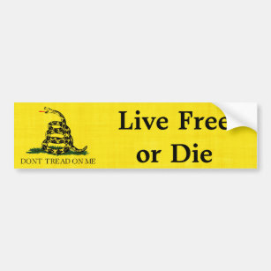 Gadsden - Live Free or Die Bumper Sticker