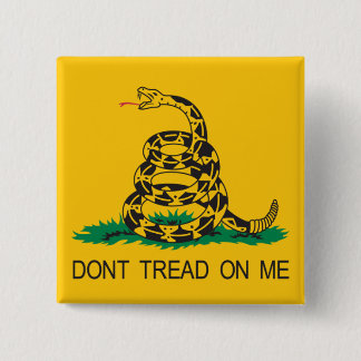 gadsden pinback button