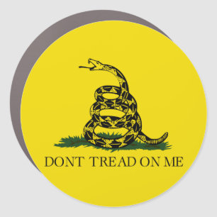 Gadsden Rattlesnake Flag: Revolutionary War 1776 Car Magnet