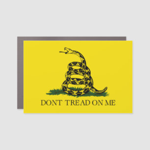 Gadsden Rattlesnake Flag: Revolutionary War 1776 Car Magnet