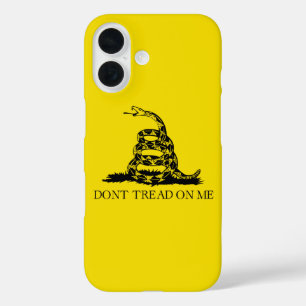 Gadsden Rattlesnake Flag: Revolutionary War 1776 iPhone 16 Case