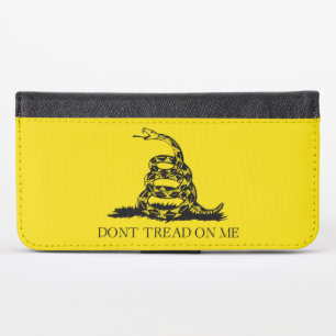 Gadsden Rattlesnake Flag: Revolutionary War 1776 iPhone X Wallet Case