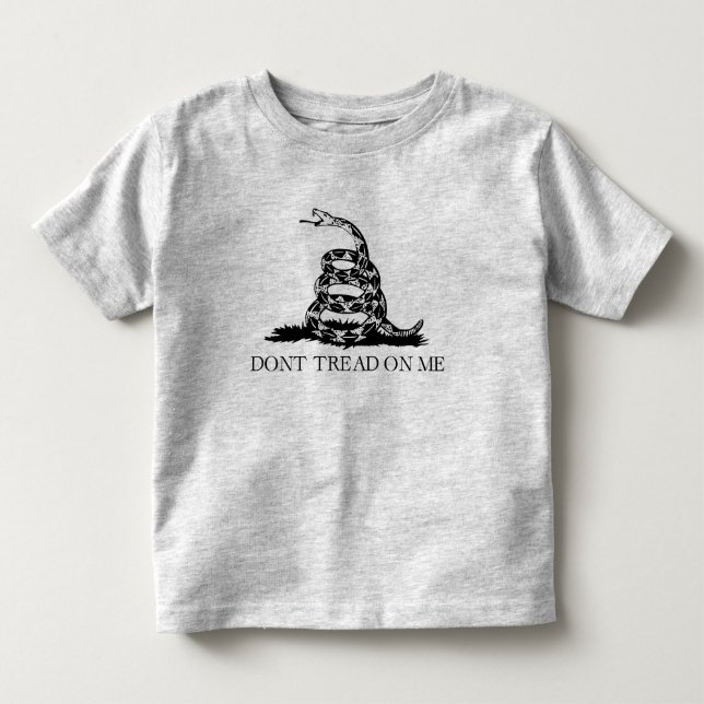 Gadsden Rattlesnake Flag: Revolutionary War 1776 Toddler T-shirt (Front)