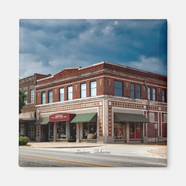 Gadsen, Alabama townscape photograph Magnet (Front)
